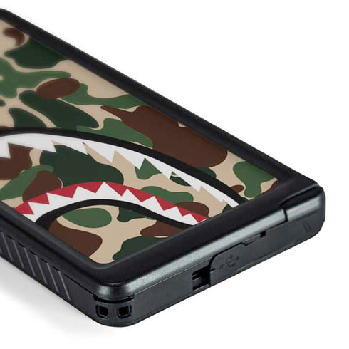 Shark Teeth Street Camo Galaxy S24 Ultra Waterproof Case
