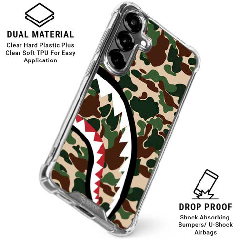 Shark Teeth Street Camo Galaxy S26 Clear Case