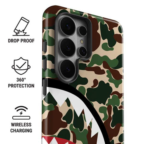 Shark Teeth Street Camo Galaxy S26 Ultra Impact Case