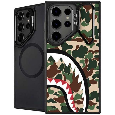 Shark Teeth Street Camo Galaxy S26 Ultra Kickstand Case