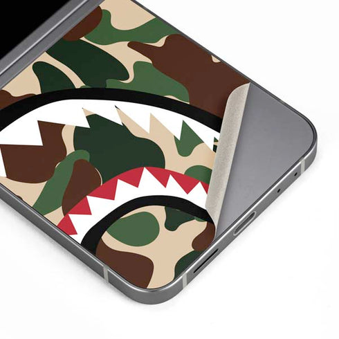 Shark Teeth Street Camo Galaxy Z Flip6 Skin