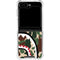 Shark Teeth Street Camo Galaxy Z Flip6 Clear Case