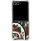 Shark Teeth Street Camo Galaxy Z Flip7 Clear Case