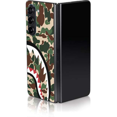 Shark Teeth Street Camo Galaxy Z Fold5 5G Skin