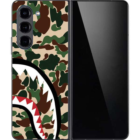 Shark Teeth Street Camo Galaxy Z Fold5 5G Skin