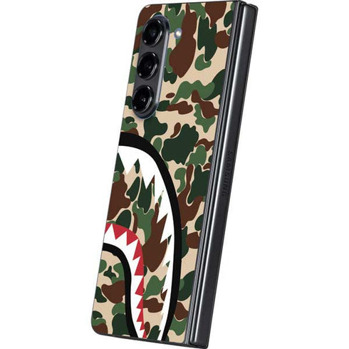 Shark Teeth Street Camo Galaxy Z Fold5 5G Skin