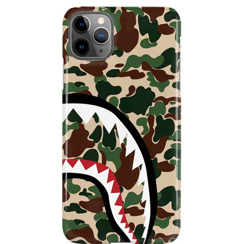 Shark Teeth Street Camo iPhone Cases