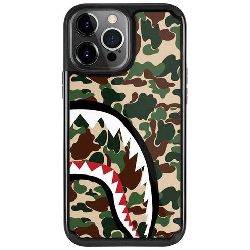Shark Teeth Street Camo iPhone Cases