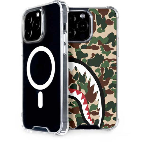 Shark Teeth Street Camo iPhone Cases