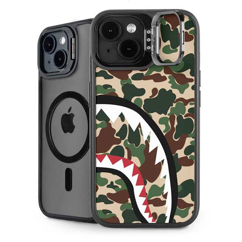 Shark Teeth Street Camo iPhone 14 Kickstand Case