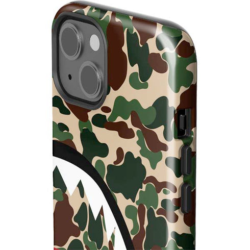 Shark Teeth Street Camo iPhone 15 Impact Case