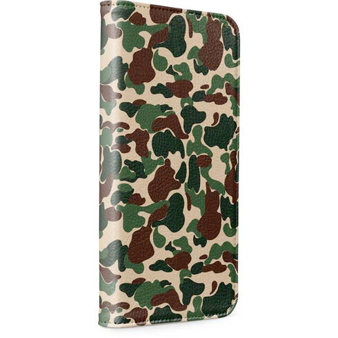 Shark Teeth Street Camo iPhone 15 Pro Folio Case