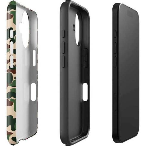 Shark Teeth Street Camo iPhone 16 Impact Case