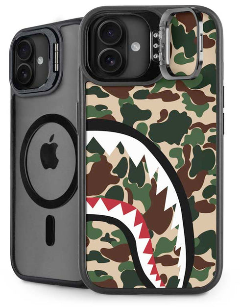 Shark Teeth Street Camo iPhone 16 Kickstand Case