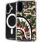 Shark Teeth Street Camo iPhone 16 MagSafe Case