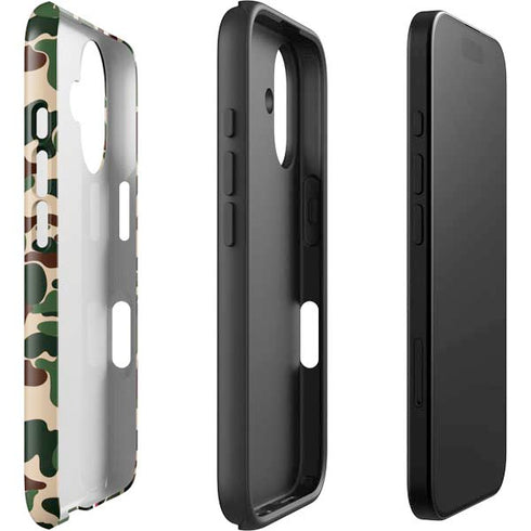 Shark Teeth Street Camo iPhone 16 Plus Impact Case