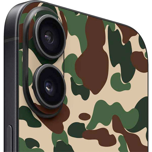 Shark Teeth Street Camo iPhone 16 Plus Skin