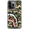 Shark Teeth Street Camo iPhone 16 Pro Clear Case