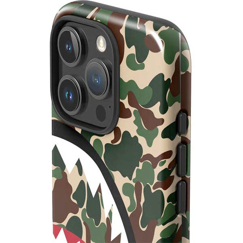 Shark Teeth Street Camo iPhone 16 Pro Impact Case