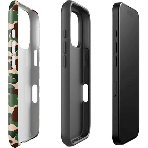 Shark Teeth Street Camo iPhone 16 Pro Impact Case