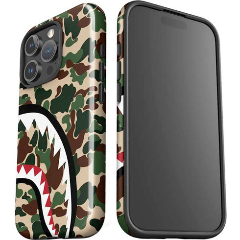 Shark Teeth Street Camo iPhone 16 Pro Impact Case