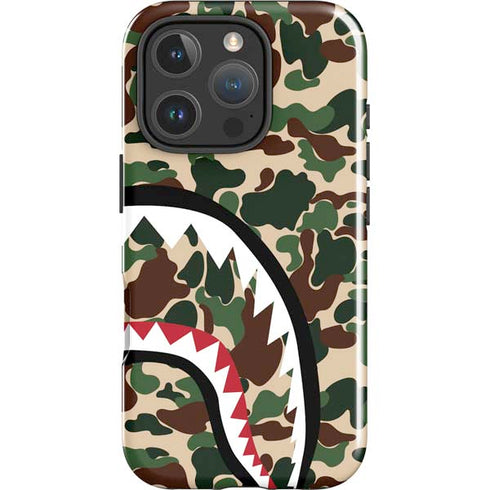 Shark Teeth Street Camo iPhone 16 Pro Max Impact Case