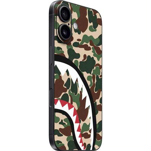 Shark Teeth Street Camo iPhone 16 Skin