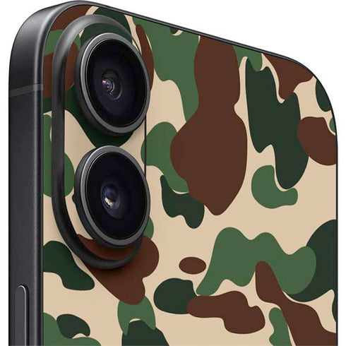 Shark Teeth Street Camo iPhone 16 Skin