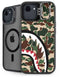 Shark Teeth Street Camo iPhone 16e Kickstand Case