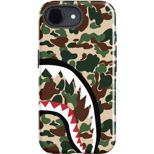 Shark Teeth Street Camo iPhone 16e Impact Case