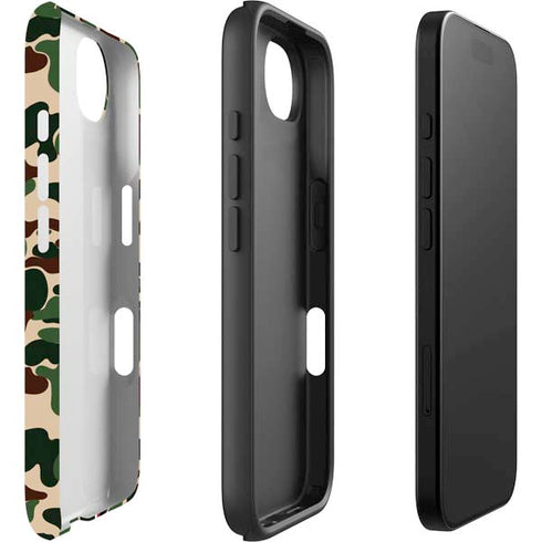 Shark Teeth Street Camo iPhone 16e Impact Case