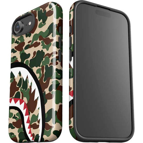 Shark Teeth Street Camo iPhone 16e Impact Case