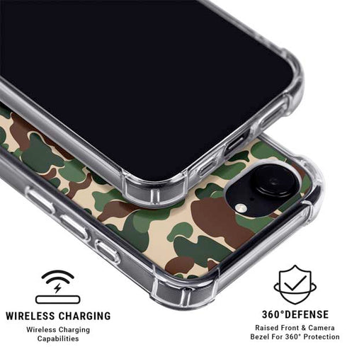 Shark Teeth Street Camo iPhone 16e MagSafe Case