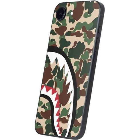 Shark Teeth Street Camo iPhone 16e Skin
