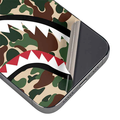 Shark Teeth Street Camo iPhone 16e Skin