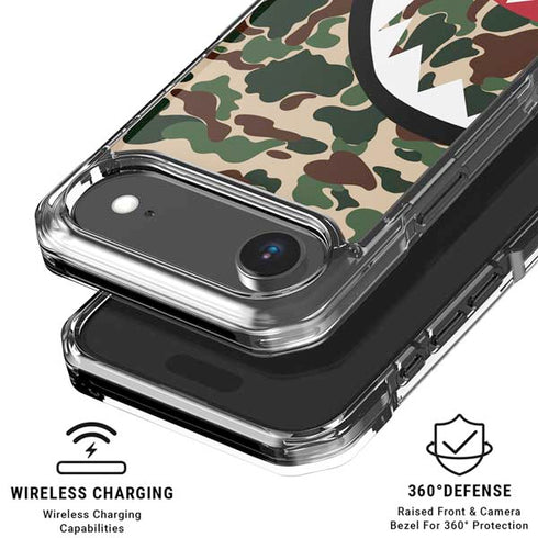 Shark Teeth Street Camo iPhone 17 Air Clear Case