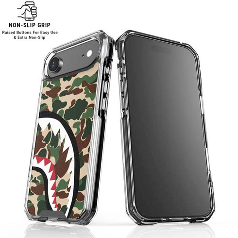 Shark Teeth Street Camo iPhone 17 Air Clear Case