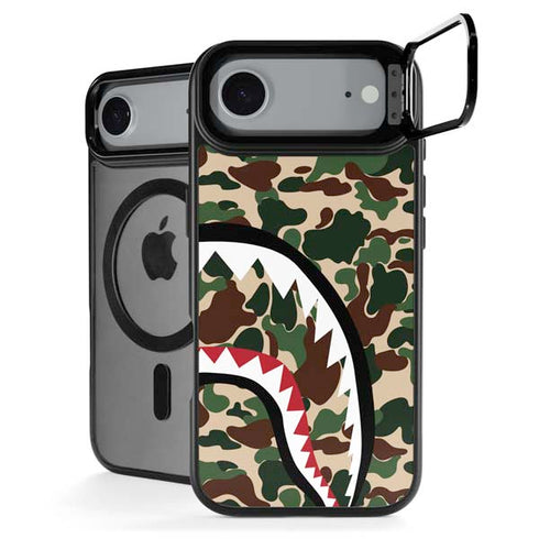 Shark Teeth Street Camo iPhone 17 Air Kickstand Case