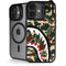 Shark Teeth Street Camo iPhone 17 Kickstand Case