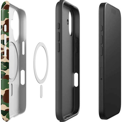 Shark Teeth Street Camo iPhone 17 Magsafe Impact Case