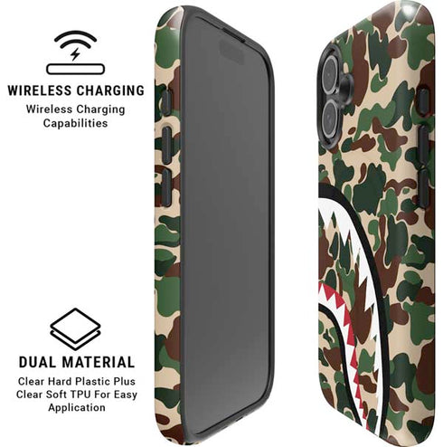 Shark Teeth Street Camo iPhone 17 Magsafe Impact Case