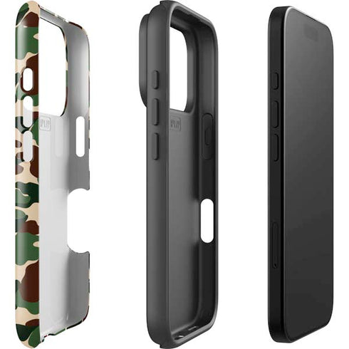 Shark Teeth Street Camo iPhone 17 Pro Impact Case