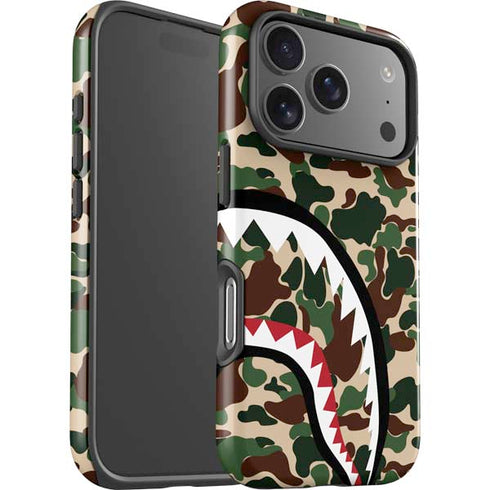Shark Teeth Street Camo iPhone 17 Pro Impact Case