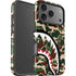 Shark Teeth Street Camo iPhone 17 Pro Impact Case