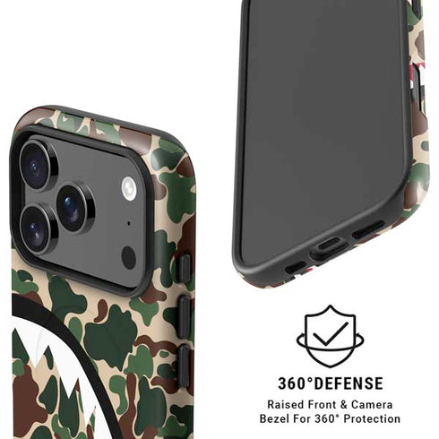 Shark Teeth Street Camo iPhone 17 Pro Magsafe Impact Case