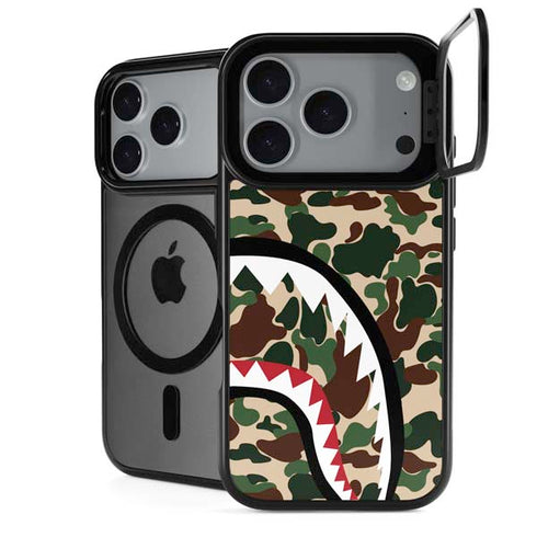Shark Teeth Street Camo iPhone 17 Pro Max Kickstand Case