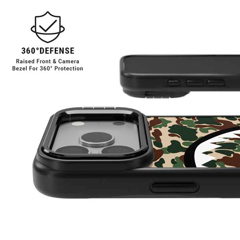 Shark Teeth Street Camo iPhone 17 Pro Max Kickstand Case