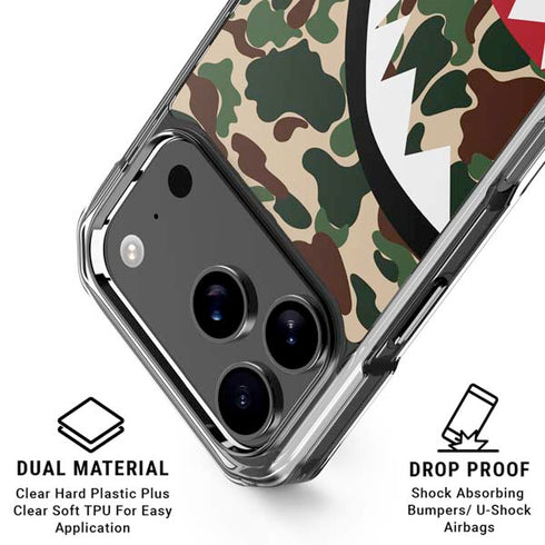 Shark Teeth Street Camo iPhone 17 Pro Max MagSafe Case