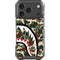 Shark Teeth Street Camo iPhone 18 Pro Clear Case