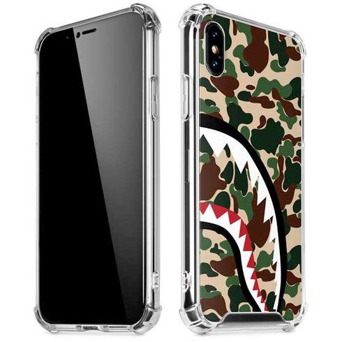Shark Teeth Street Camo iPhone X/XS Clear Case